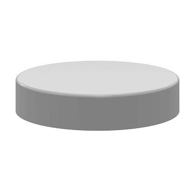Крышка к резьбовой банке для пресервов круглая ПП D=55мм цвет Белый Перинт (х1/960)